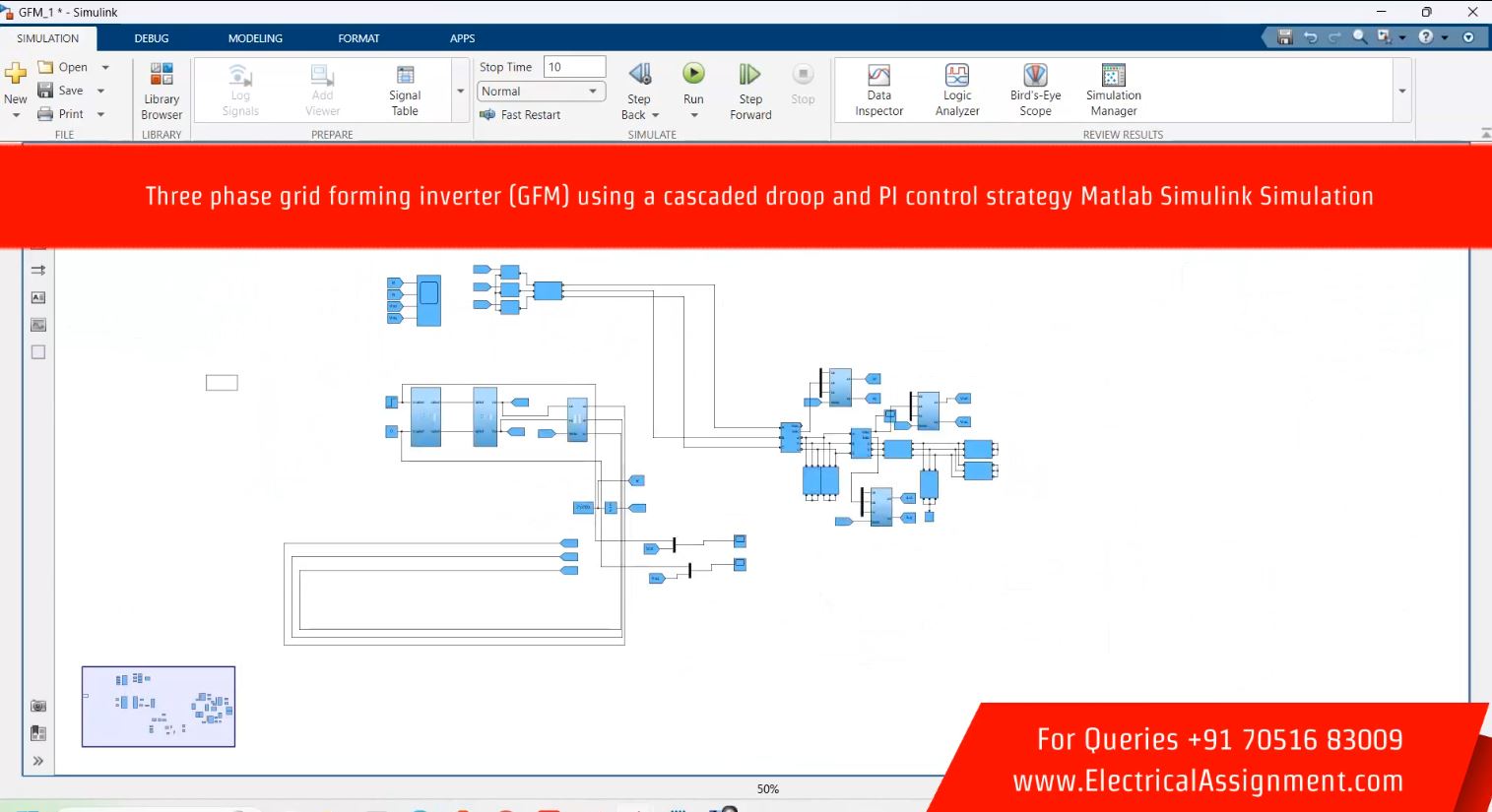 PV THREE PHASE SYSTEM WAVELET BASED GRID IMPEDANCE screenshot 5